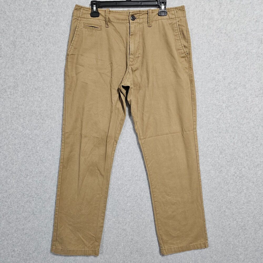 Mens Old Navy Khaki Pant Bundle 32x32 Casual Cotton Straight Bottoms - Picture 2 of 16